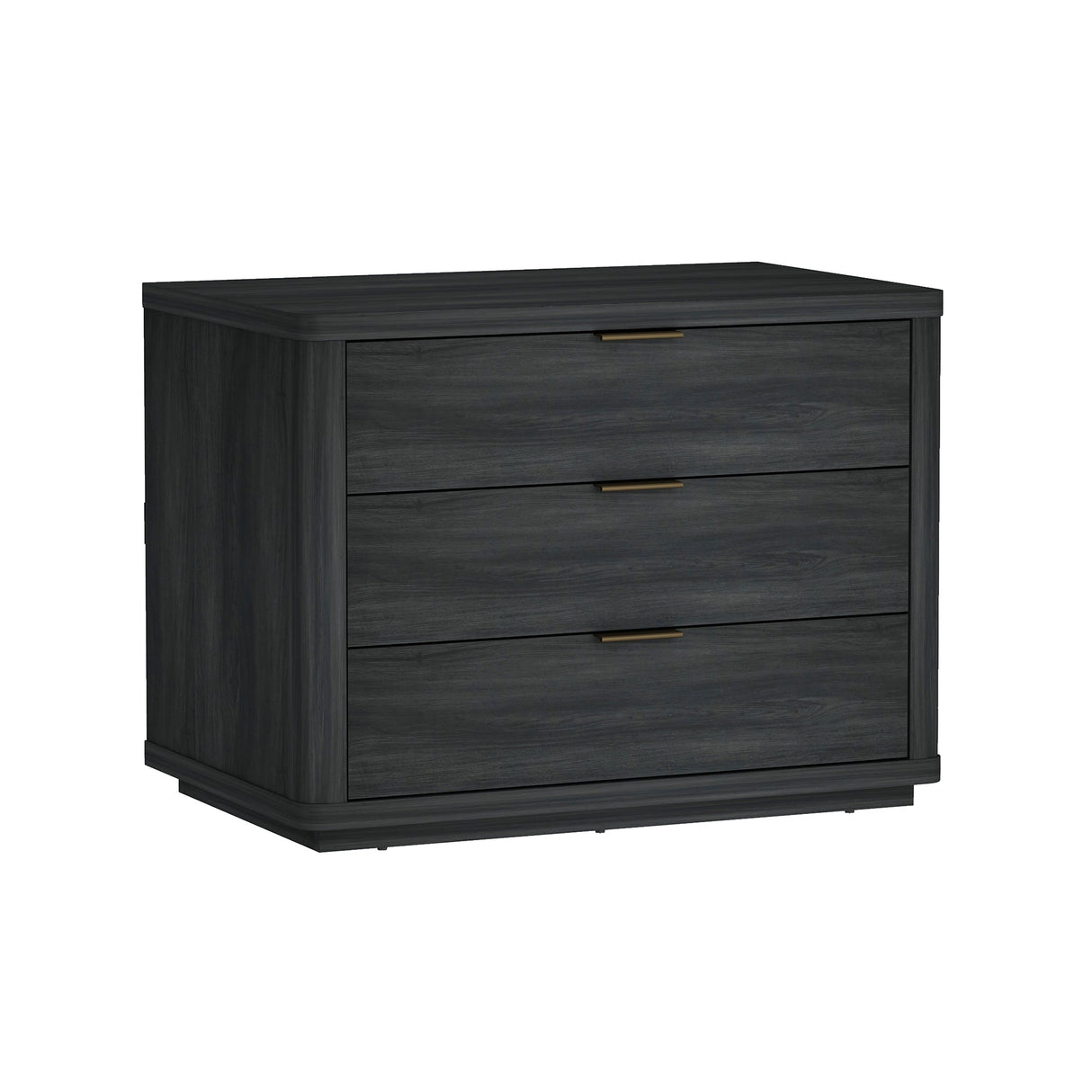Evelyn 32" Nightstand 4.0 in Charcoal Grey (set of 2) by Manhattan Comfort at Eve Furniture