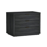 Evelyn 32" Nightstand 4.0 in Charcoal Grey (set of 2) by Manhattan Comfort at Eve Furniture