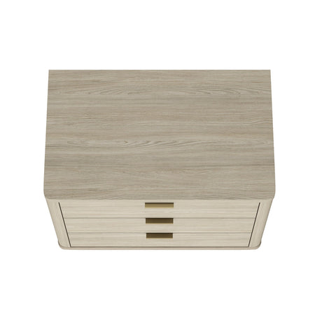 Evelyn 32" Nightstand 4.0 in Natural by Manhattan Comfort at Eve Furniture