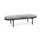 Evelyn Accent Bench - Sparrow Gray by Classic Home at Eve Furniture