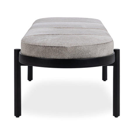 Evelyn Accent Bench - Sparrow Gray by Classic Home at Eve Furniture