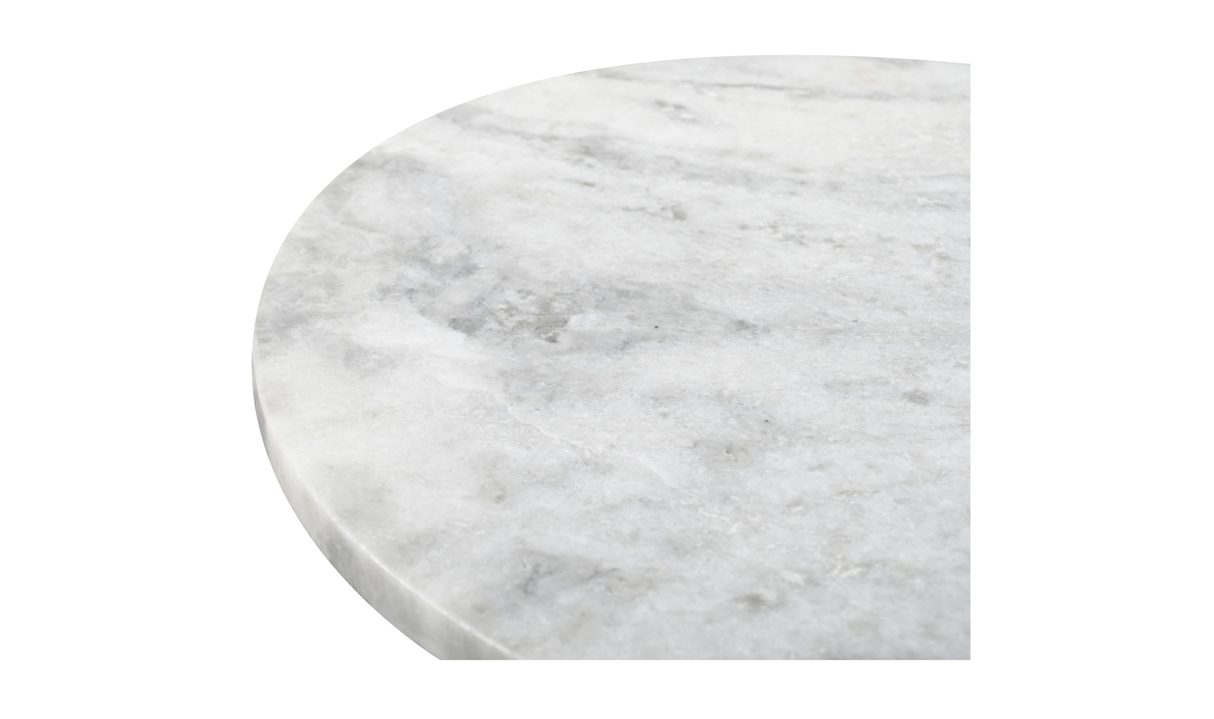 Evelyn Accent Table Ashen Grey Matrix Marble by Moe's Home at Eve Furniture