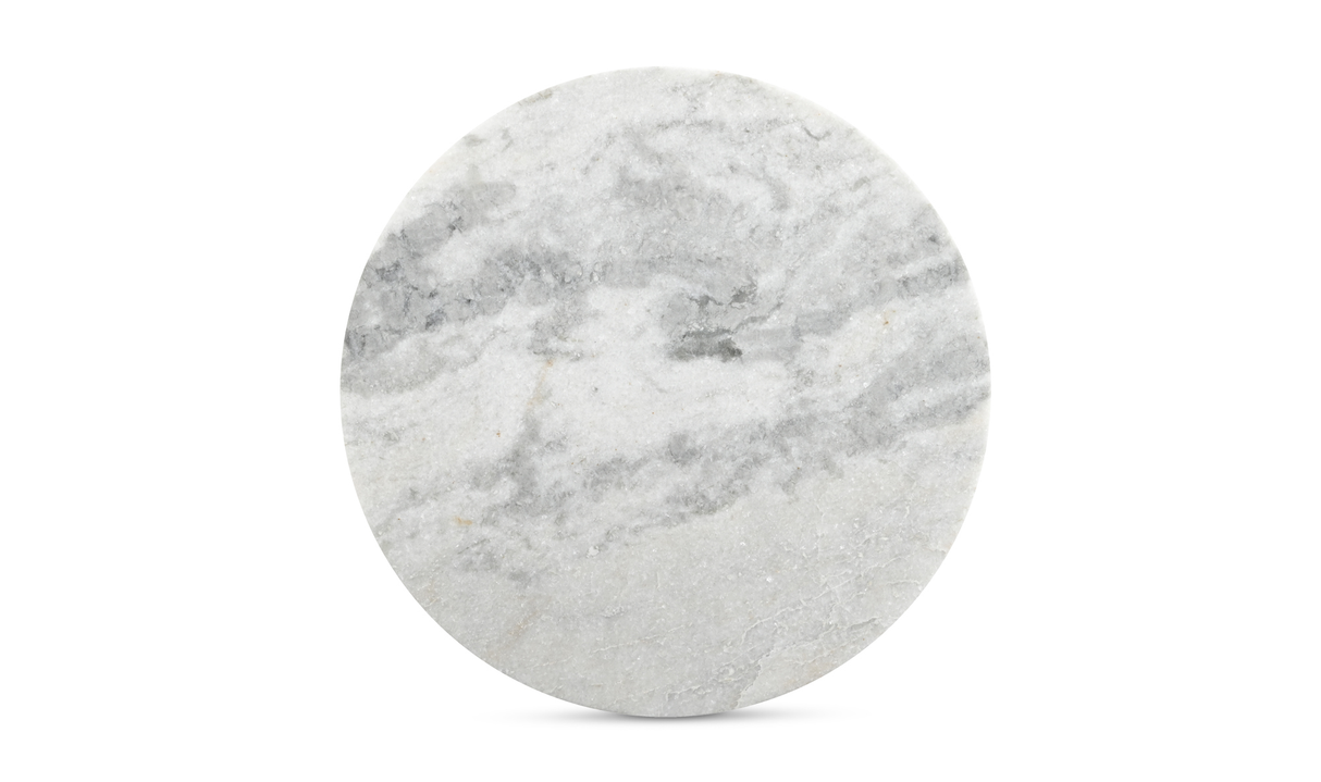 Evelyn Accent Table Ashen Grey Matrix Marble by Moe's Home at Eve Furniture