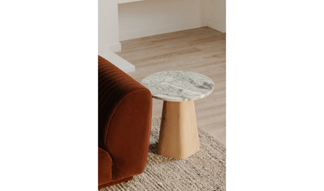 Evelyn Accent Table Green Onyx Marble by Moe's Home at Eve Furniture