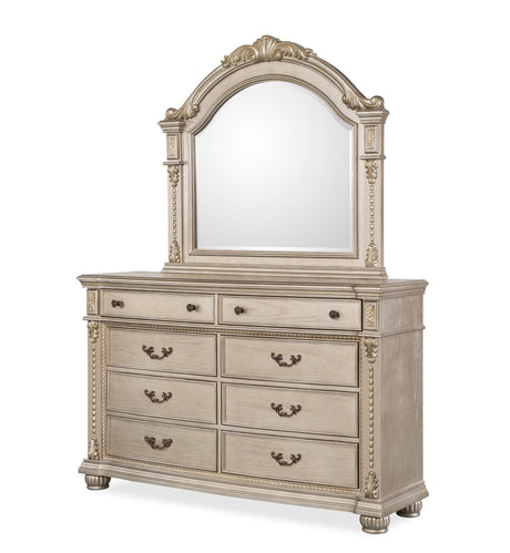 Evelyn Champagne Bedroom Set by Cosmos Furniture at Eve Furniture