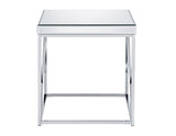 Evelyn End Table, Chrome