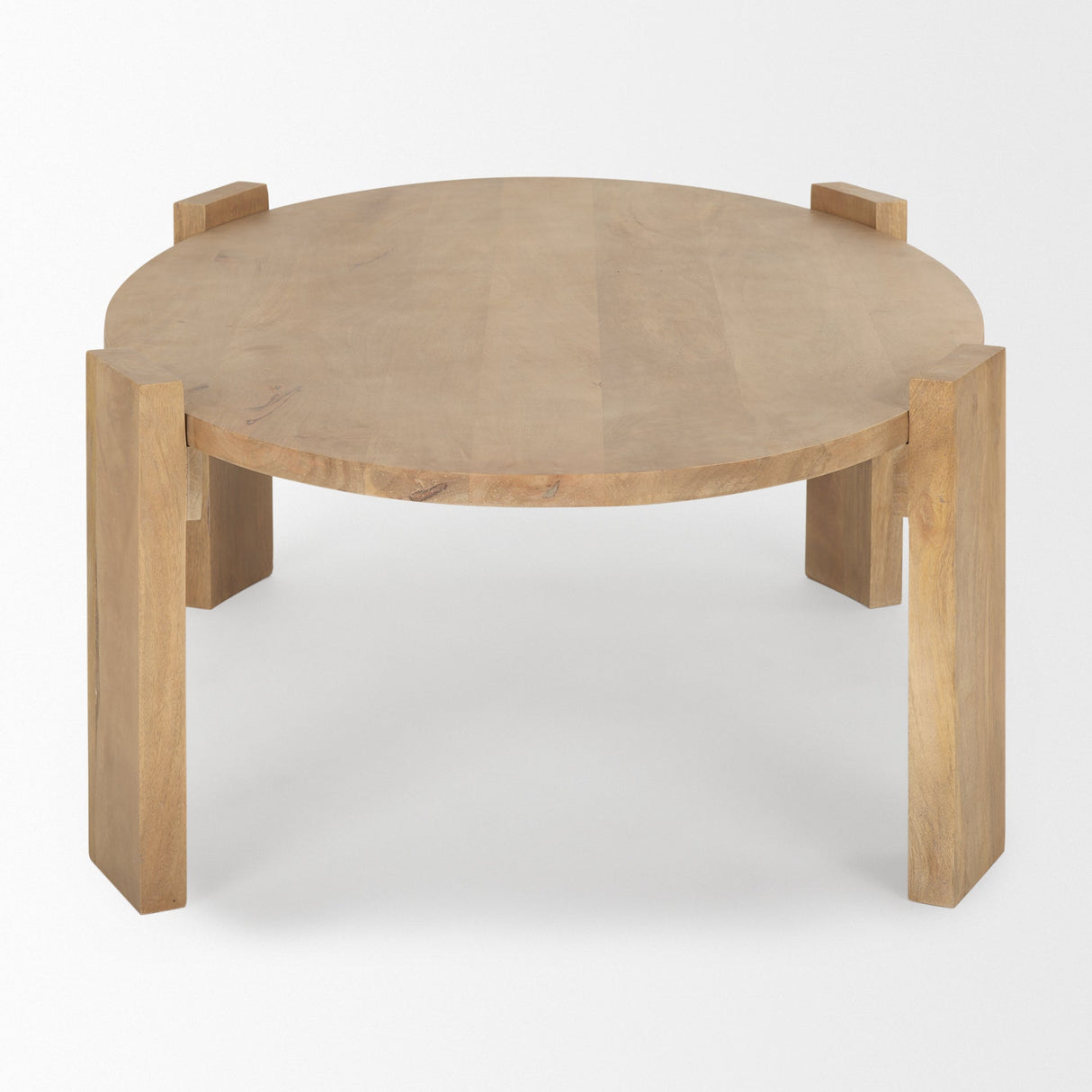 Evelyn Light Brown Oblong Coffee Table by Mercana at Eve Furniture
