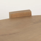 Evelyn Light Brown Oblong Coffee Table by Mercana at Eve Furniture