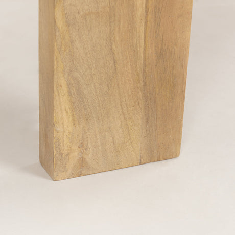 Evelyn Light Brown Oblong Coffee Table by Mercana at Eve Furniture