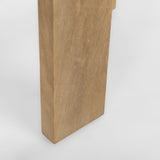 Evelyn Light Brown Round End/Side Table by Mercana at Eve Furniture