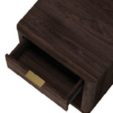 Evelyn Nightstand in Brown by Manhattan Comfort at Eve Furniture
