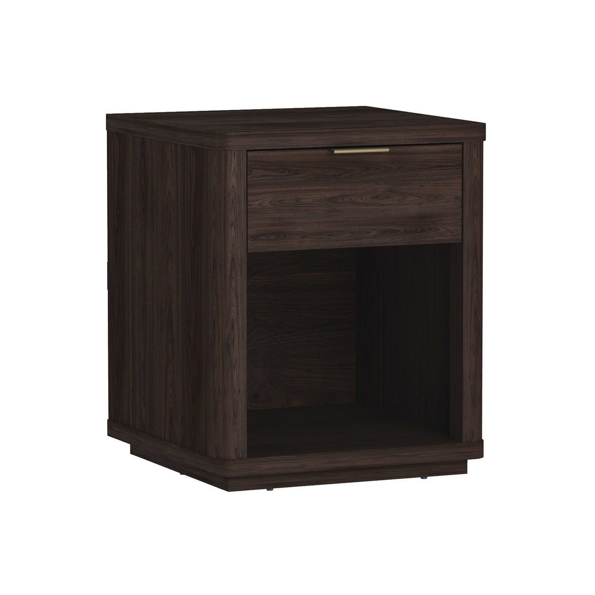 Evelyn Nightstand in Brown by Manhattan Comfort at Eve Furniture