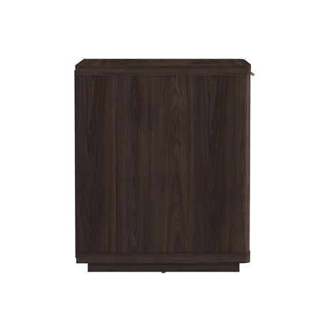 Evelyn Nightstand in Brown by Manhattan Comfort at Eve Furniture