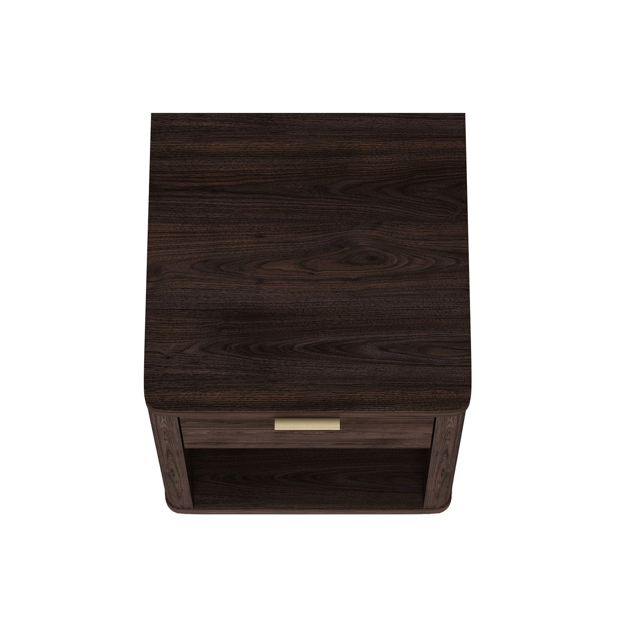 Evelyn Nightstand in Brown by Manhattan Comfort at Eve Furniture