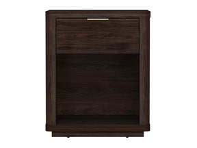 Evelyn Nightstand in Brown by Manhattan Comfort at Eve Furniture