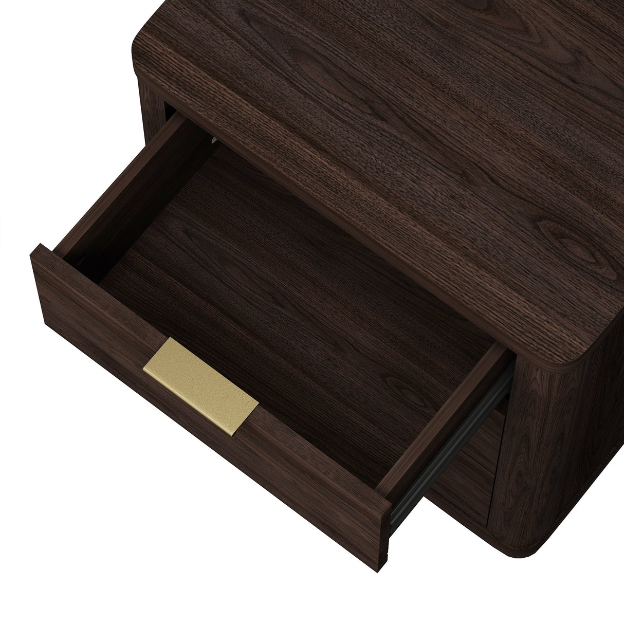 Evelyn Nightstand in Brown (set of 2) by Manhattan Comfort at Eve Furniture