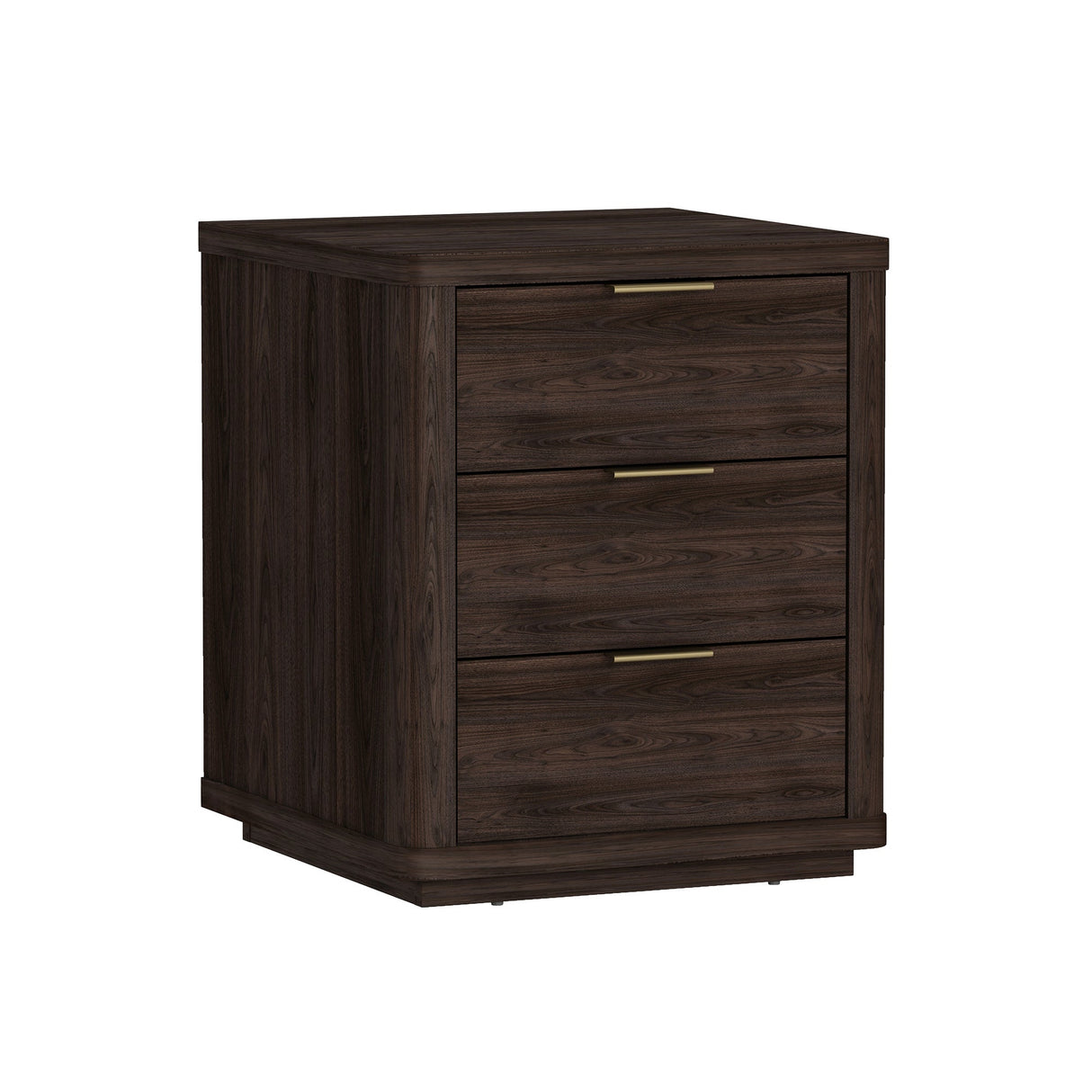 Evelyn Nightstand in Brown (set of 2) by Manhattan Comfort at Eve Furniture