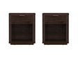 Evelyn Nightstand in Brown (set of 2) by Manhattan Comfort at Eve Furniture