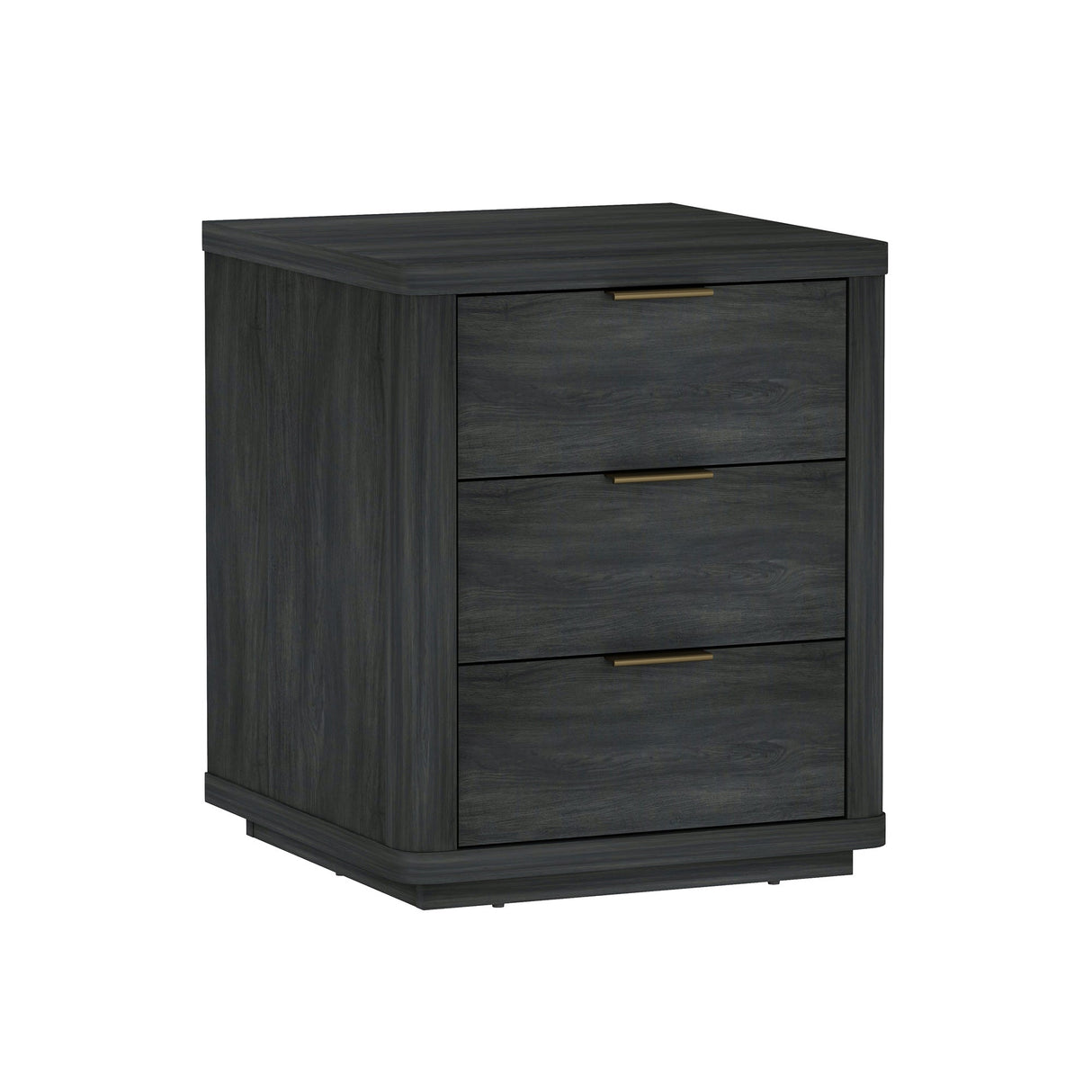 Evelyn Nightstand in Charcoal Grey by Manhattan Comfort at Eve Furniture