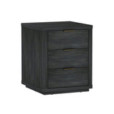Evelyn Nightstand in Charcoal Grey by Manhattan Comfort at Eve Furniture