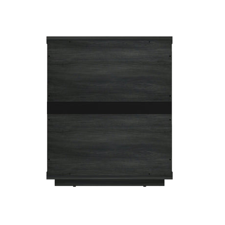 Evelyn Nightstand in Charcoal Grey by Manhattan Comfort at Eve Furniture
