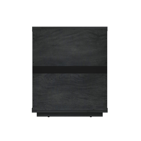 Evelyn Nightstand in Charcoal Grey by Manhattan Comfort at Eve Furniture