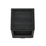Evelyn Nightstand in Charcoal Grey by Manhattan Comfort at Eve Furniture