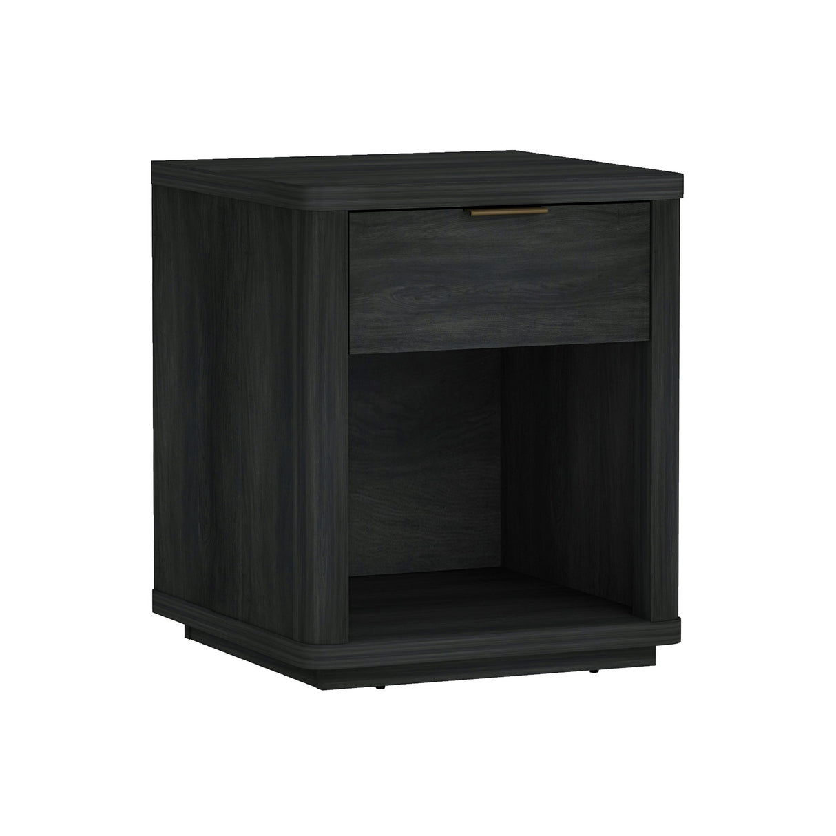 Evelyn Nightstand in Charcoal Grey by Manhattan Comfort at Eve Furniture