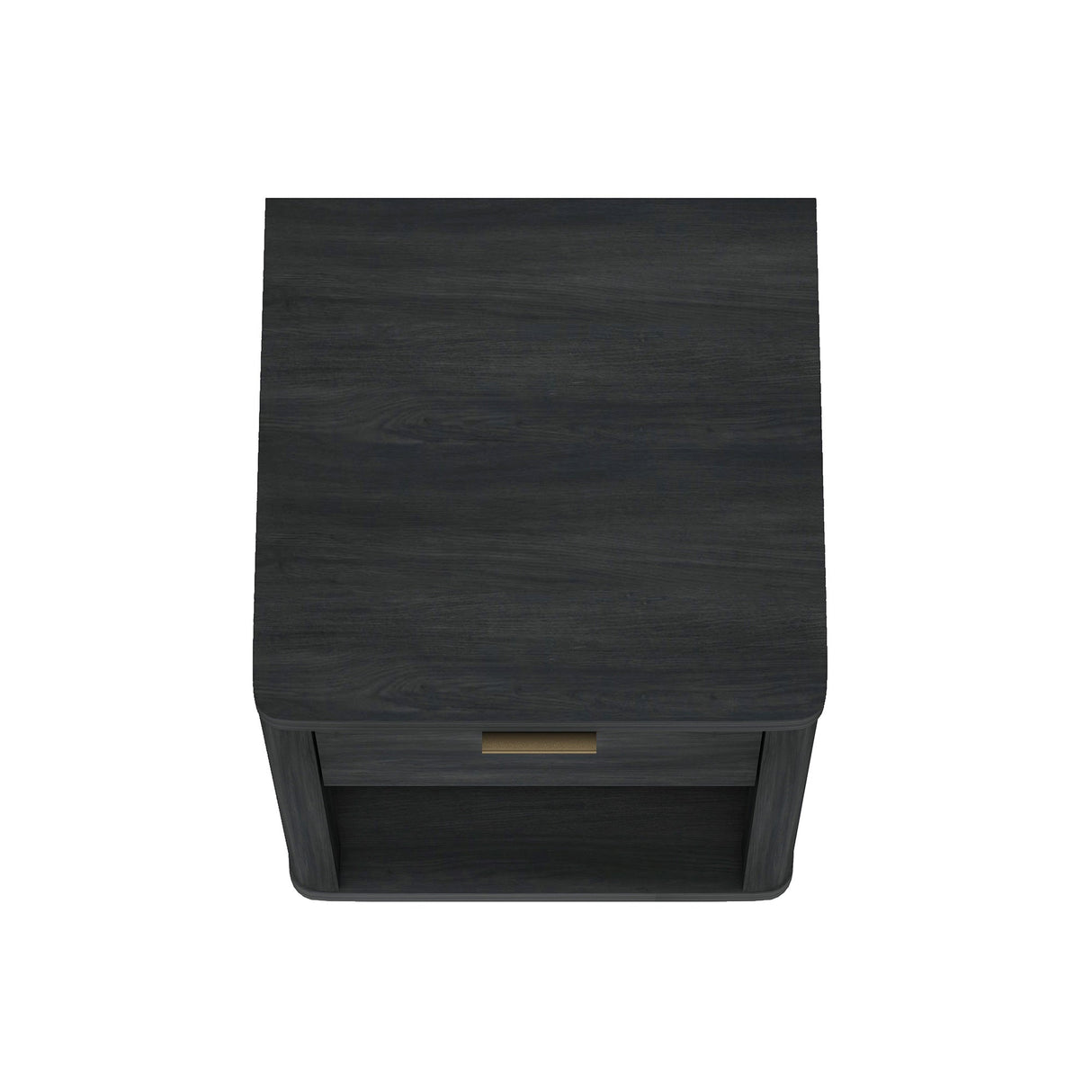 Evelyn Nightstand in Charcoal Grey by Manhattan Comfort at Eve Furniture