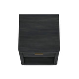 Evelyn Nightstand in Charcoal Grey by Manhattan Comfort at Eve Furniture