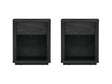 Evelyn Nightstand in Charcoal Grey (set of 2) by Manhattan Comfort at Eve Furniture