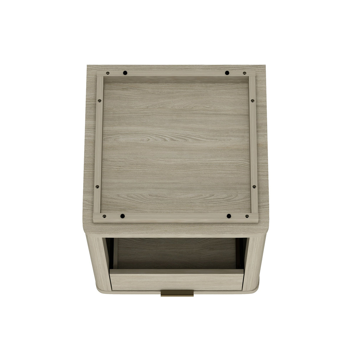 Evelyn Nightstand in Natural by Manhattan Comfort at Eve Furniture
