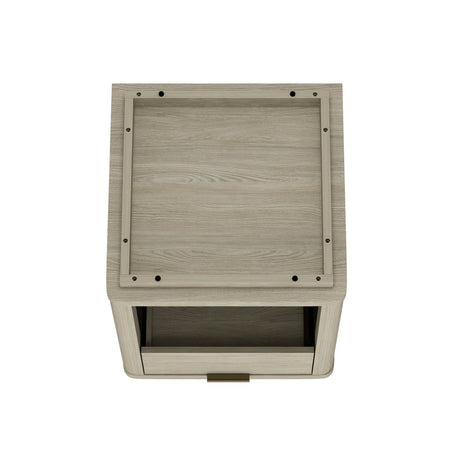 Evelyn Nightstand in Natural by Manhattan Comfort at Eve Furniture