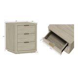 Evelyn Nightstand in Natural by Manhattan Comfort at Eve Furniture
