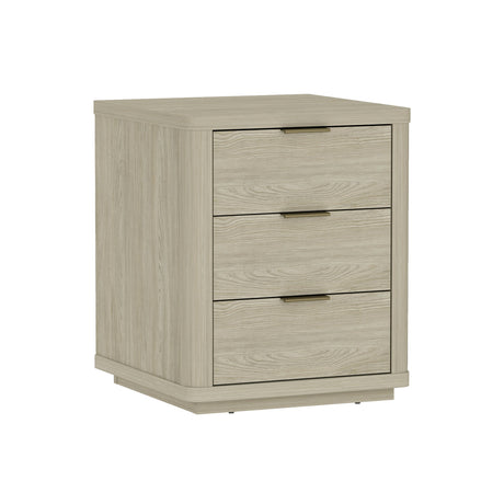 Evelyn Nightstand in Natural by Manhattan Comfort at Eve Furniture