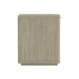 Evelyn Nightstand in Natural by Manhattan Comfort at Eve Furniture