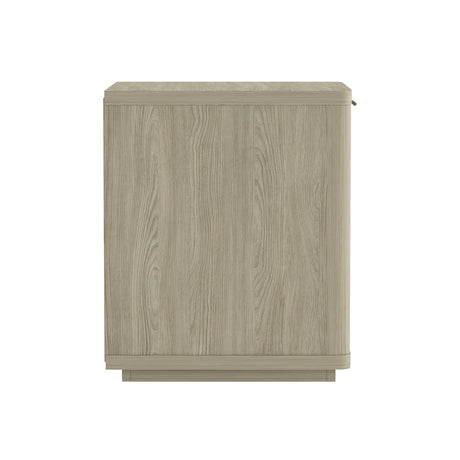 Evelyn Nightstand in Natural by Manhattan Comfort at Eve Furniture