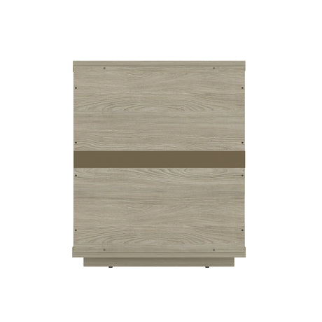 Evelyn Nightstand in Natural by Manhattan Comfort at Eve Furniture