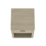 Evelyn Nightstand in Natural by Manhattan Comfort at Eve Furniture