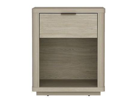 Evelyn Nightstand in Natural by Manhattan Comfort at Eve Furniture