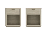 Evelyn Nightstand in Natural (set of 2) by Manhattan Comfort at Eve Furniture