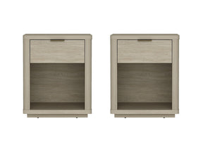 Evelyn Nightstand in Natural (set of 2) by Manhattan Comfort at Eve Furniture