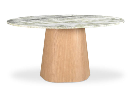 Evelyn Onyx Marble Dining Table by MOES at Eve Furniture