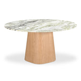 Evelyn Onyx Marble Dining Table by MOES at Eve Furniture