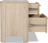 Evelyn Saltwood 2-Drawer Nightstand