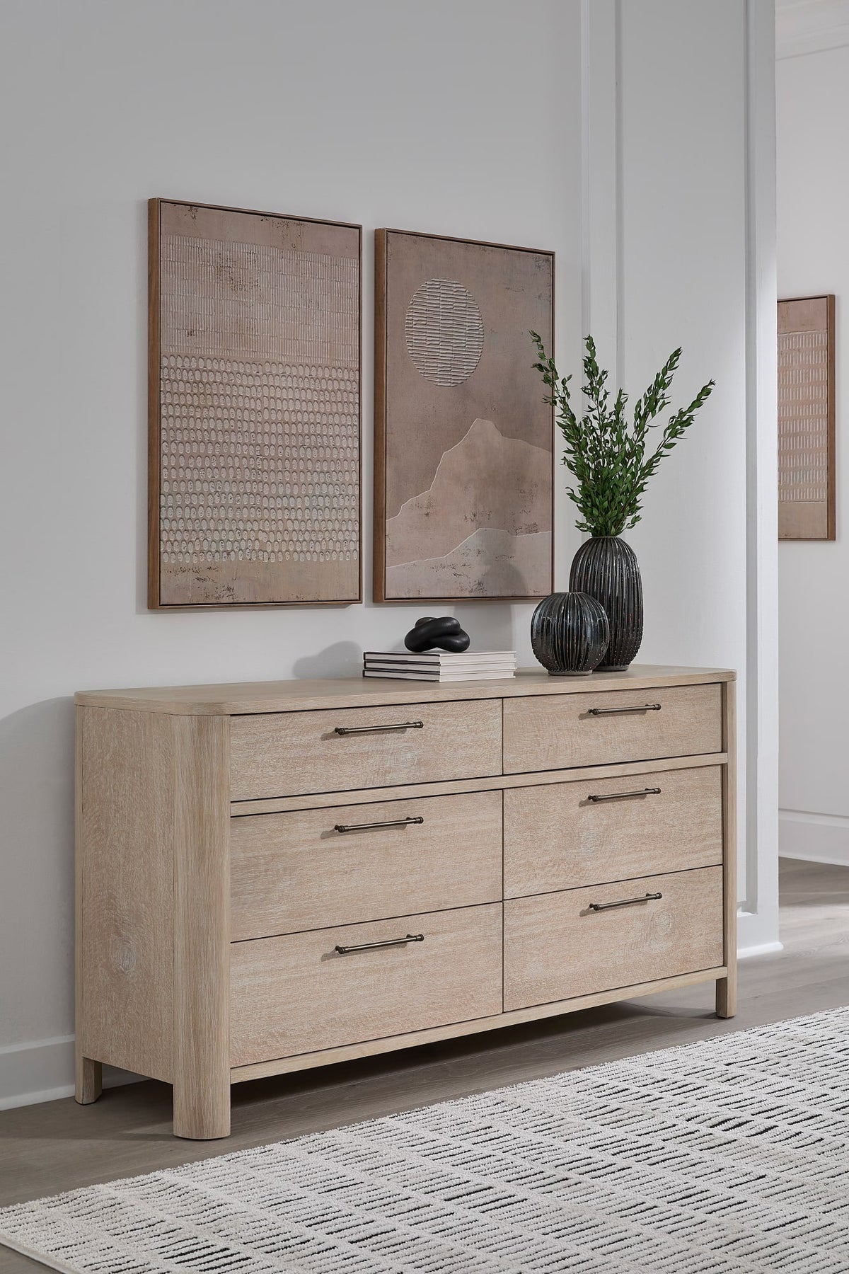 Evelyn Saltwood 6-Drawer Dresser by Modus Furniture at Eve Furniture