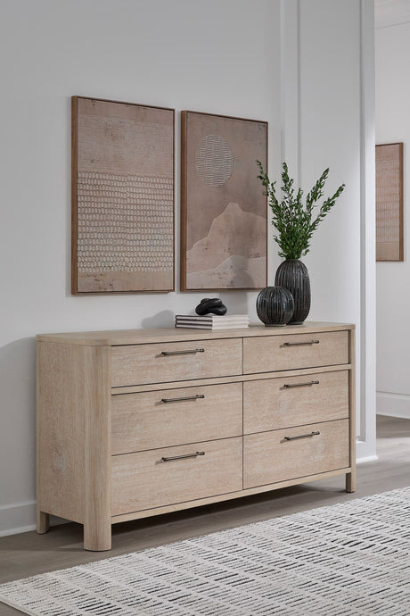 Evelyn Saltwood 6-Drawer Dresser by Modus Furniture at Eve Furniture
