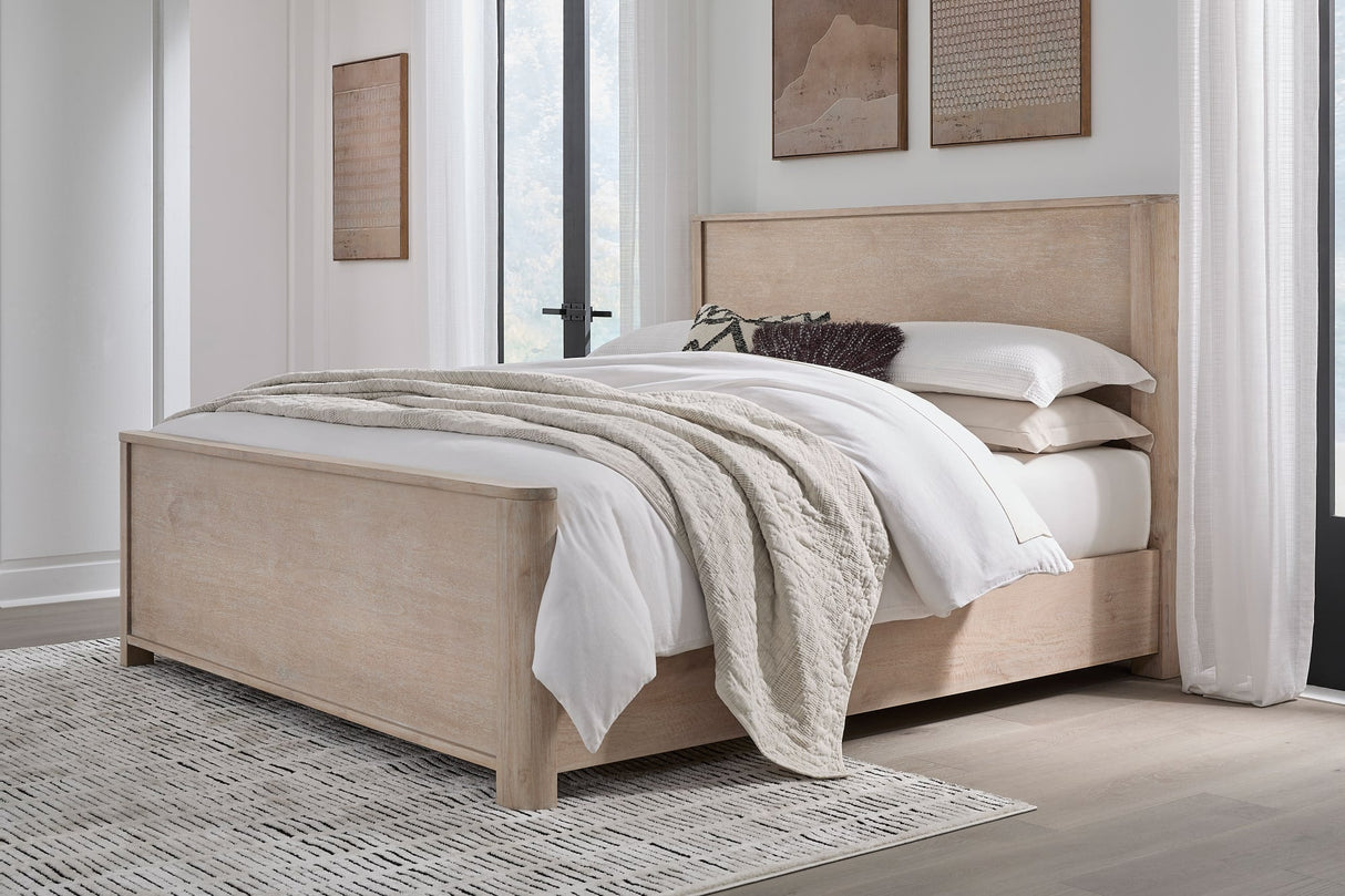 Evelyn Saltwood California King Wood Bed