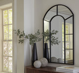 Evengton Black Accent Mirror