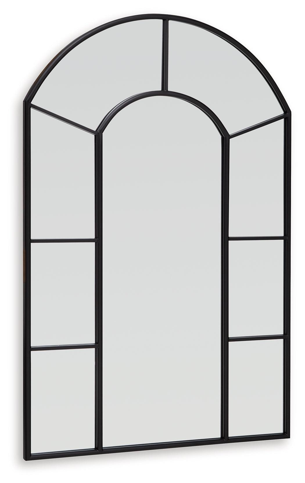 Evengton Black Accent Mirror by Ashley at Eve Furniture